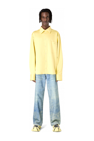 Cotton Shirt Yellow Cotton Shirt
