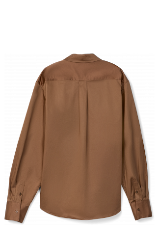 Cotton Shirt Chemise en coton marron