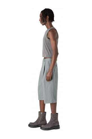 Tailored Shorts Gray Technical Suit Shorts