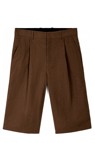 Tailored Shorts Short habillé Technical marron