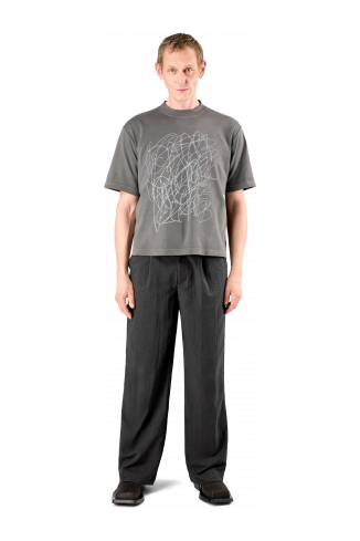  Black Technical Suit Trousers