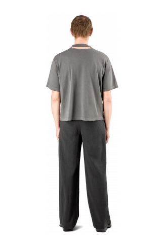  Black Technical Suit Trousers