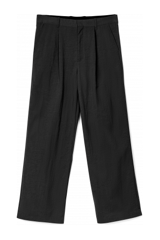  Black Technical Suit Trousers