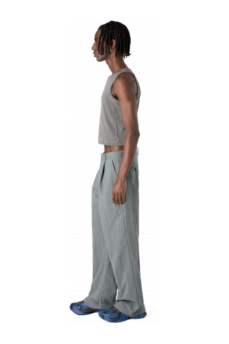 Tailored Trousers Gray Technical Suit Trousers