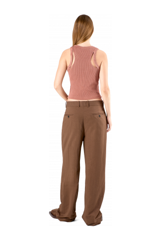 Tailored Trousers Bruine technische pantalon