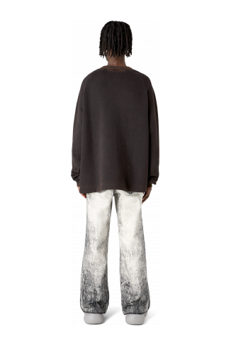 BOXY CREWNECK Faded Black PYRATEX® Sweater