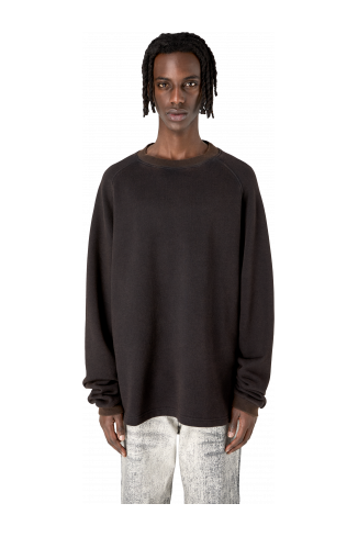 BOXY CREWNECK Faded Black PYRATEX® Sweater