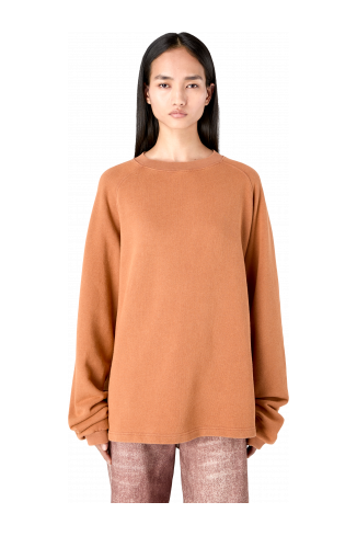 BOXY CREWNECK Faded Terracotta PYRATEX® Sweater