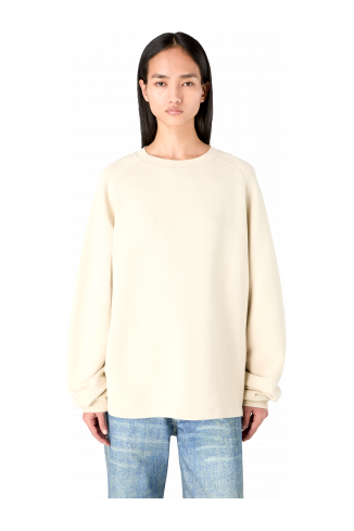 BOXY CREWNECK Faded Sand PYRATEX® Sweater