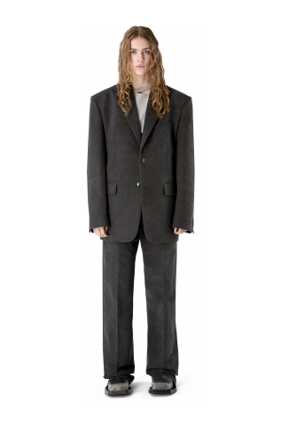 RELAXED TAILORED BLAZER Gray