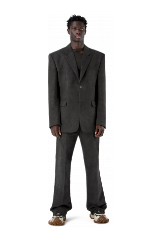 RELAXED TAILORED BLAZER GRIGIO