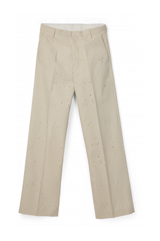 RELAXED TAILORED TROUSERS BEIGE CHIARO