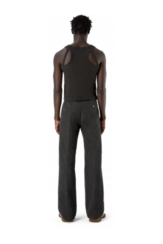 RELAXED TAILORED TROUSERS GRIGIO