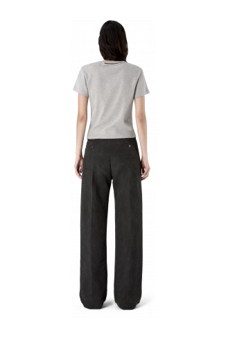 RELAXED TAILORED TROUSERS GRIGIO