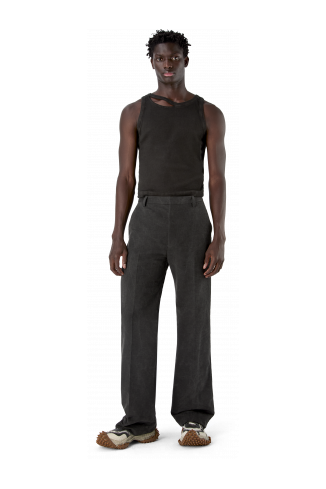 RELAXED TAILORED TROUSERS GRIGIO