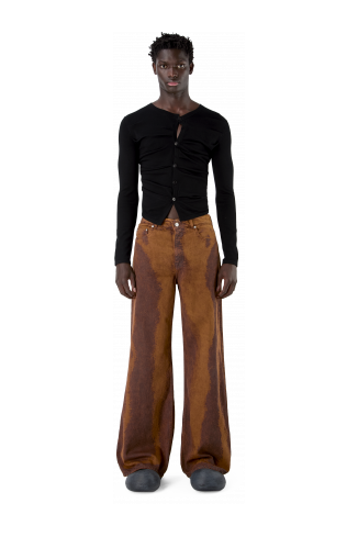 SLIM KNIT CARDIGAN NERO