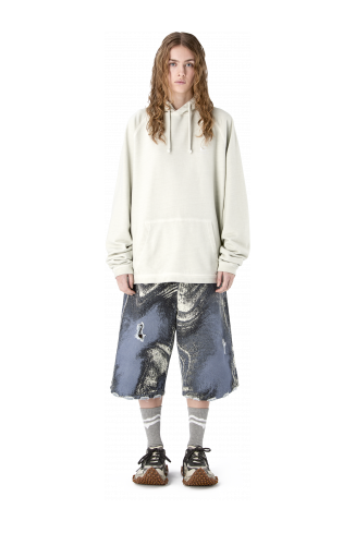 LOGO BOXY HOODIE LIGHT Gray