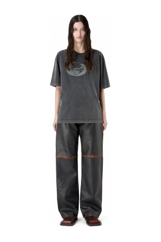 ARTWORK SLEEVELESS TANK TOP BLACK-Gray