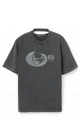 ARTWORK SLEEVELESS TANK TOP SCHWARZ-Grau