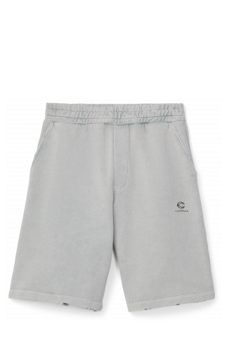 Side view of LOGO POLO SWEATSHORTS LIGHT Gray