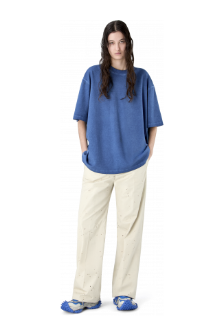 LOGO BOXY T-SHIRT FADED INDIGO