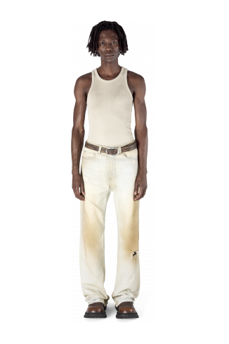 WASHED FLARED JEANS OFF-WHITE