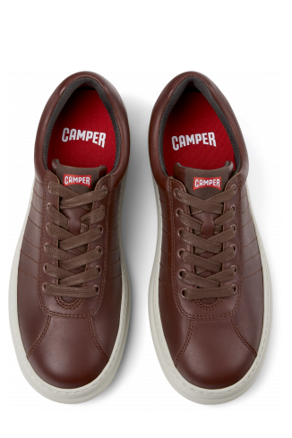 Overhead view of Runner Brown Sneakers for Men