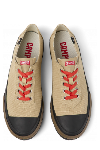 Overhead view of Camaleon Beige sneaker for men