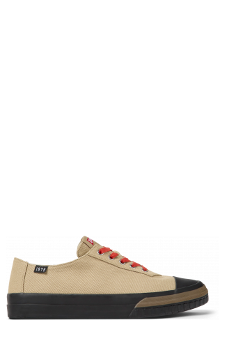 Side view of Camaleon Beige sneaker for men