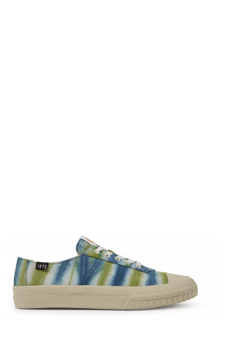 Side view of Camper x EFI Multicolored organic cotton sneakers for men