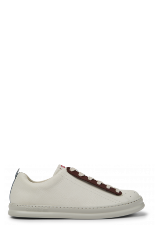 Side view of Twins Multicolored leather sneakers