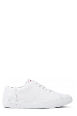 Side view of Peu Touring Women's white sneaker