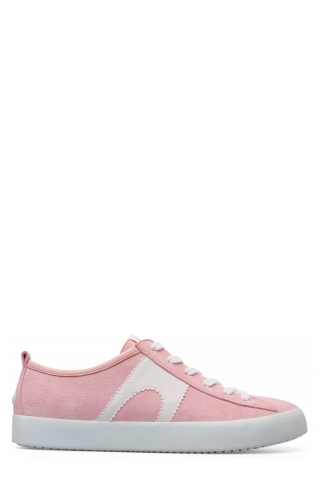 Side view of Imar Women’s pastel pink sneaker