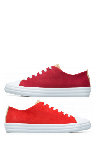 Side view of Twins Multicolored sneaker for women