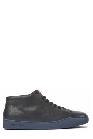 Side view of Peu Touring Black ankle boot for men