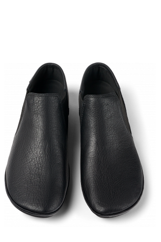 Overhead view of Right Black Ankle Boots for Women