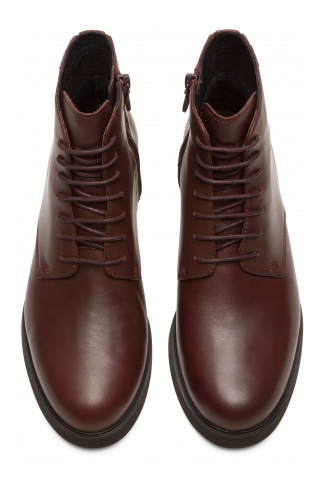 Overhead view of Iman Burgundy Boots for Women
