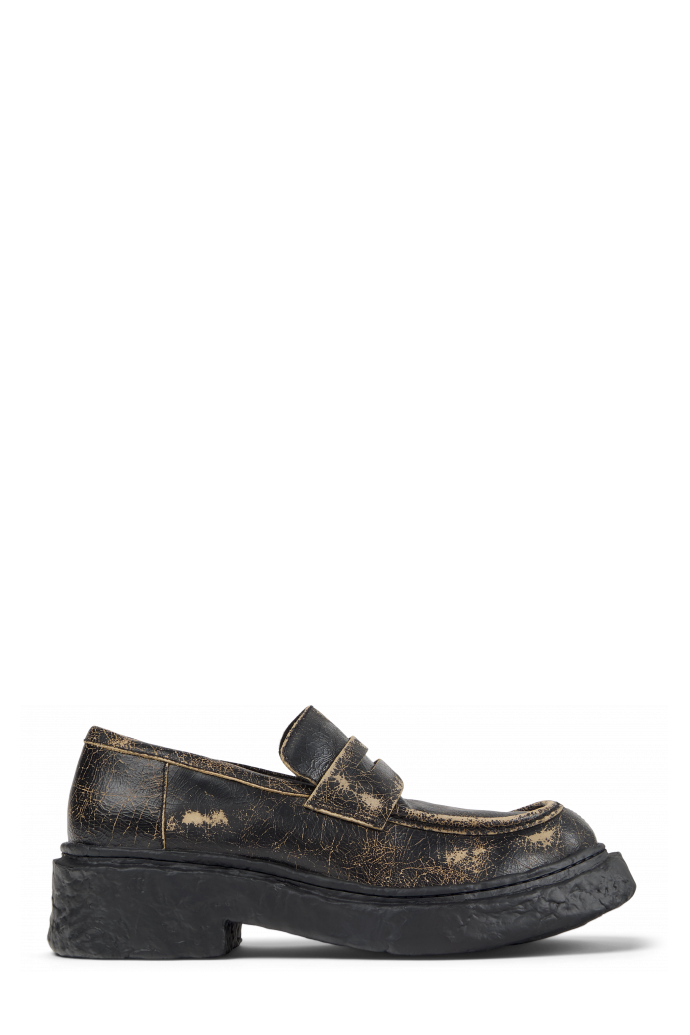Side view of VAMONOS BLACK-BROWN