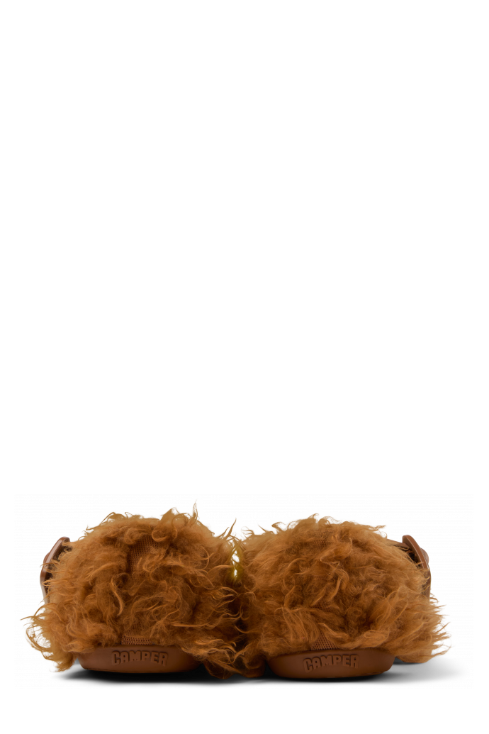 WABI Bruine gerecycled PET Mary Jane-schoen