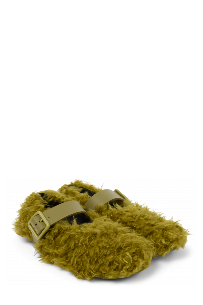 WABI Groene gerecycled PET Mary Jane-schoen