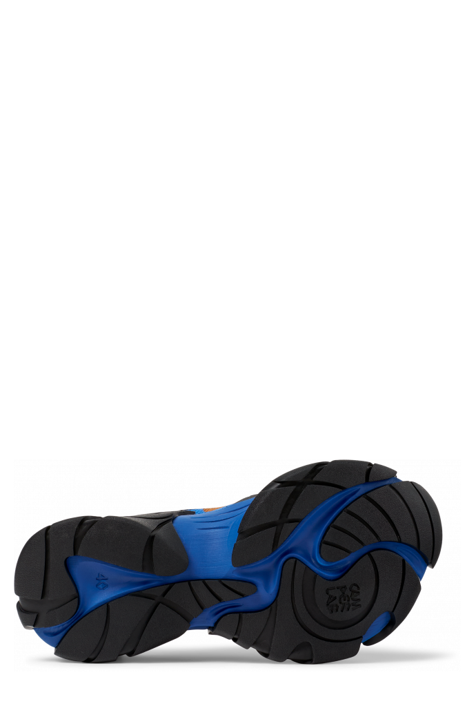 TORMENTA Blue-Black Textile Sneakers