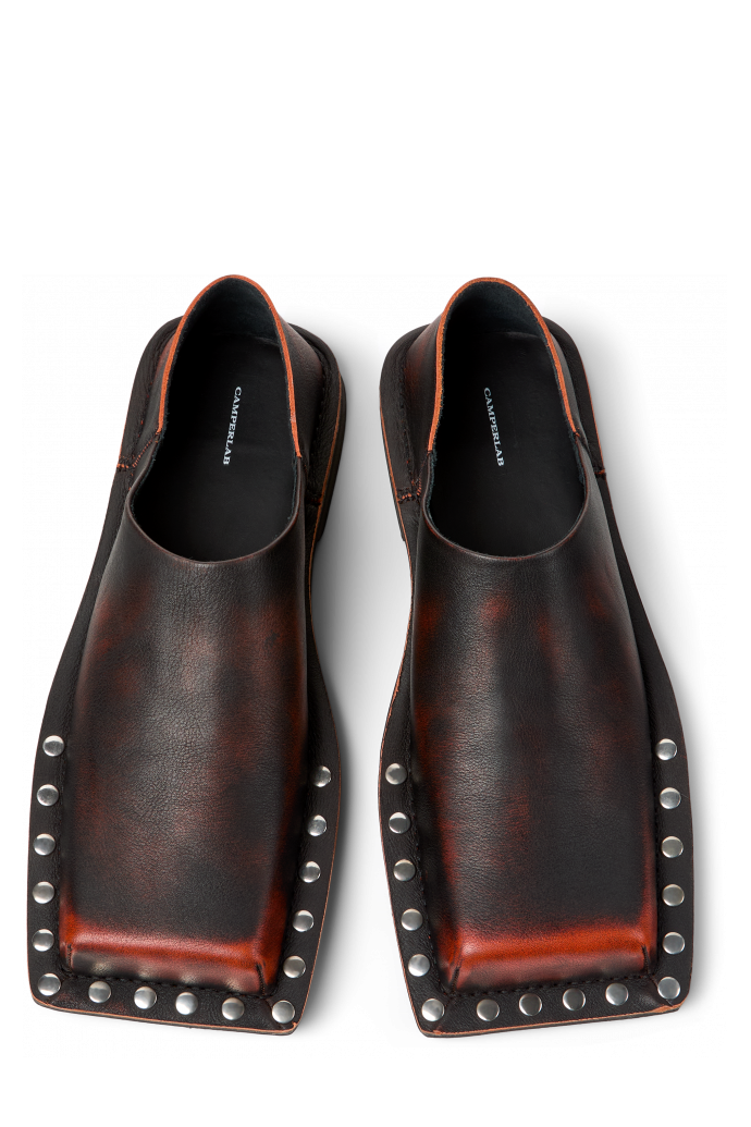 Overhead view of MENOSMAL BLACK-ORANGE