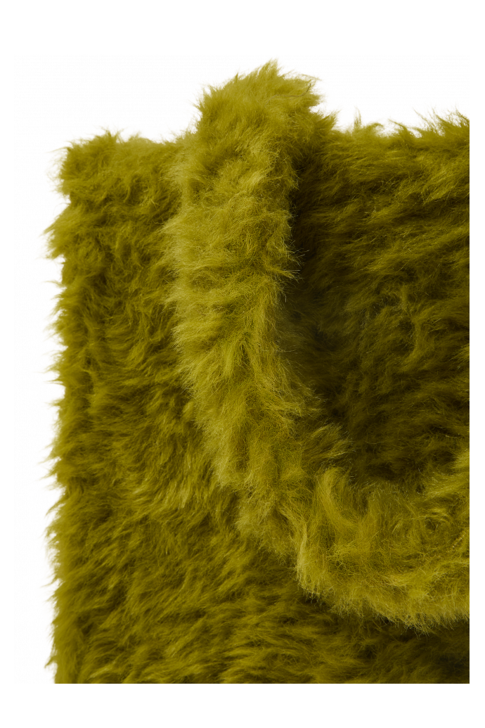 TAKKU Green textured tote