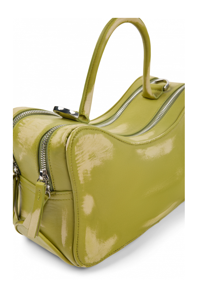 LUNSSI Green leather bag