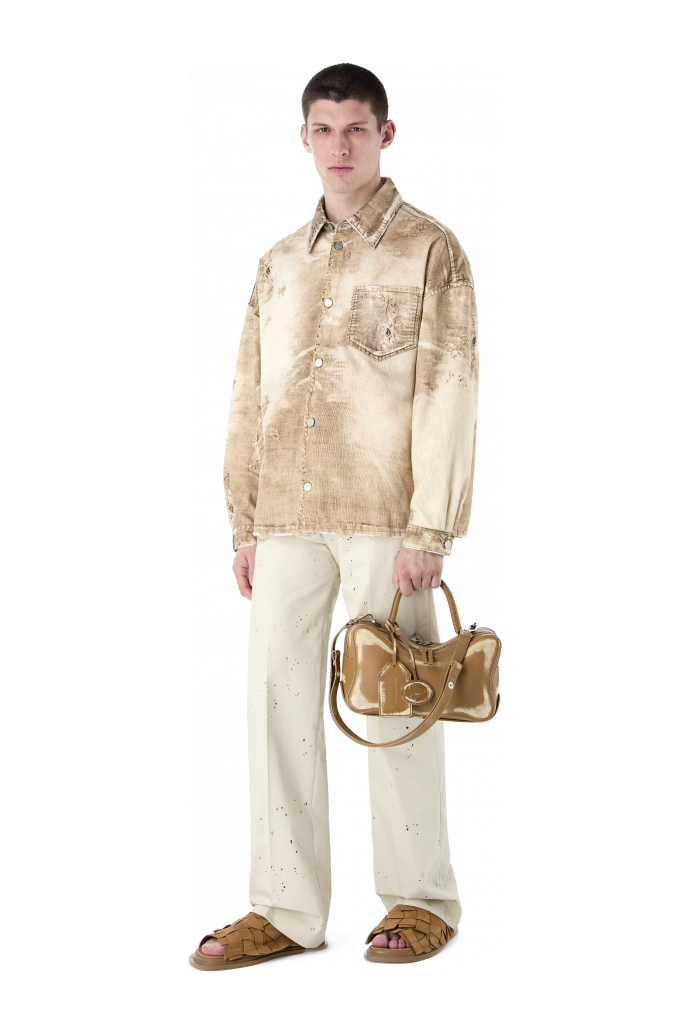 LUNSSI BROWN LEATHER BAG