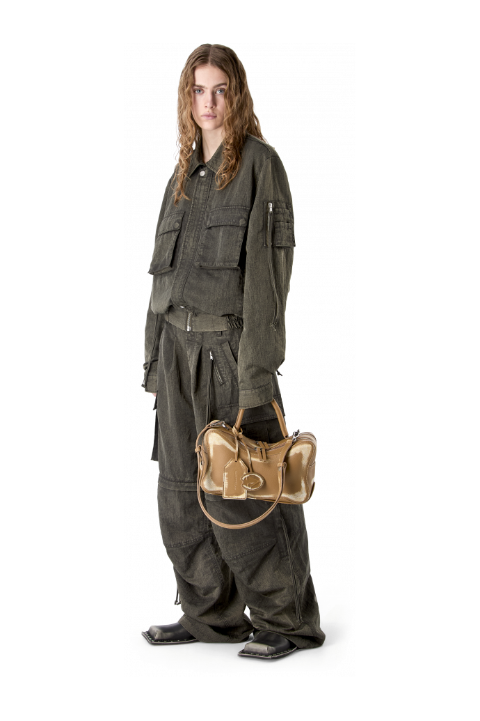 LUNSSI BROWN LEATHER BAG