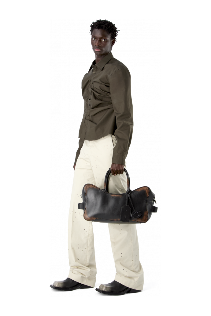 LUNSSI ZWARTE LEREN TAS