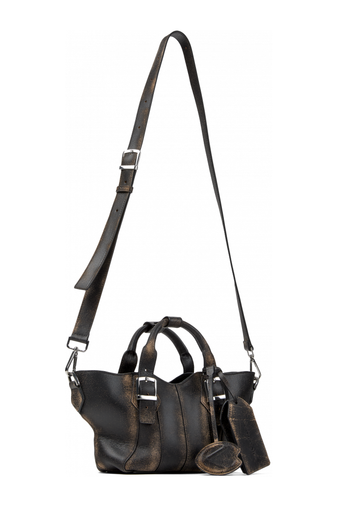 Front view of MINI LAUKKU BLACK-SAND