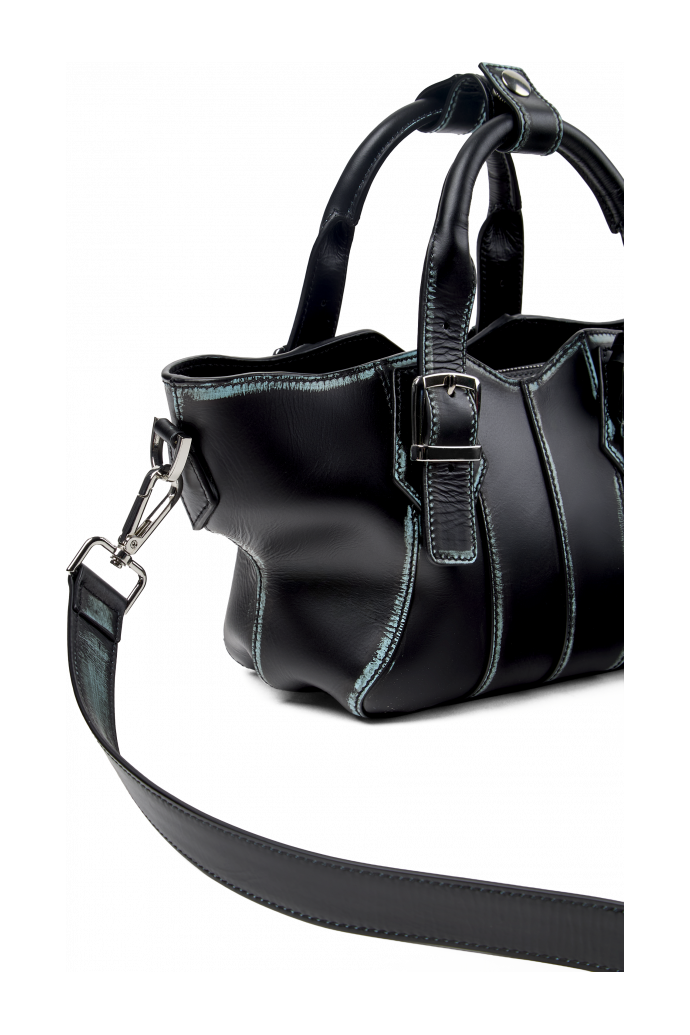 MINI LAUKKU BLACK-TURQUOISE