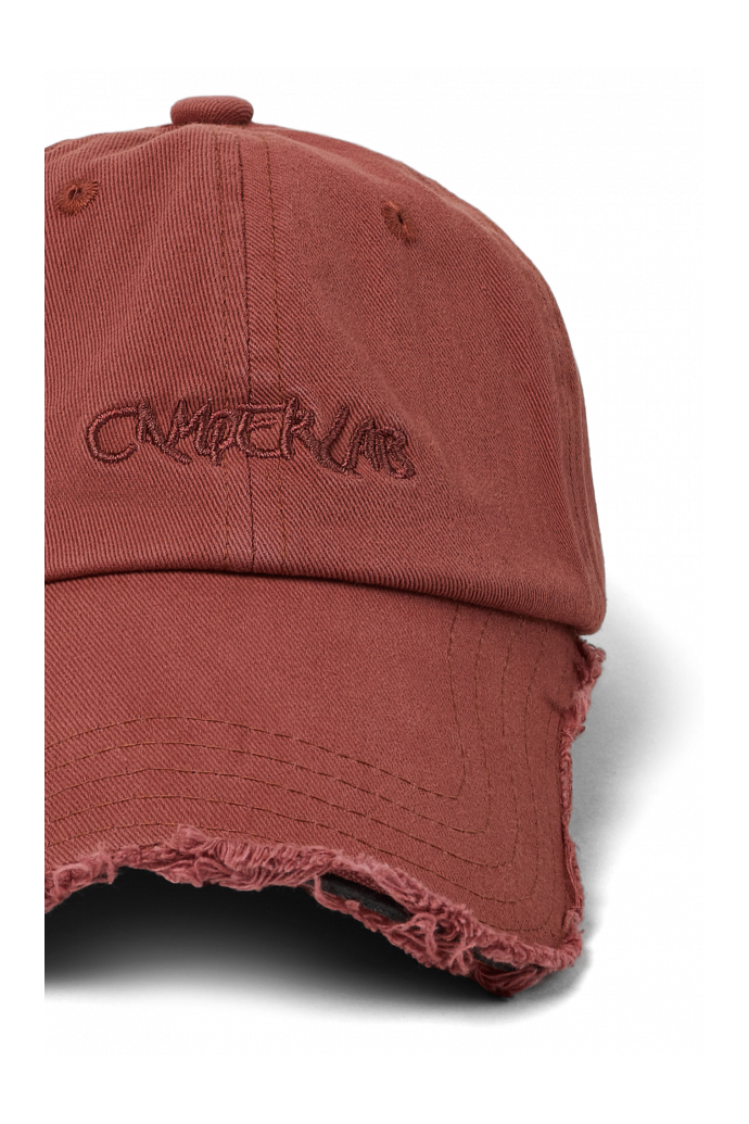 Cap Gorra de cotó de color vermell (talla única)